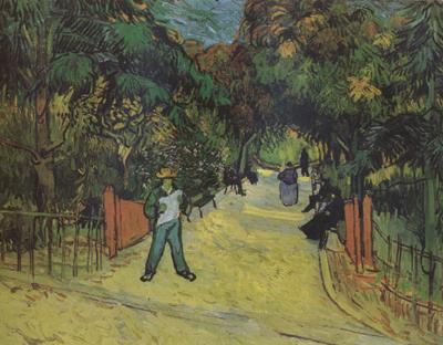 Vincent Van Gogh Entrance to thte Public Park in Arles (nn04) China oil painting art